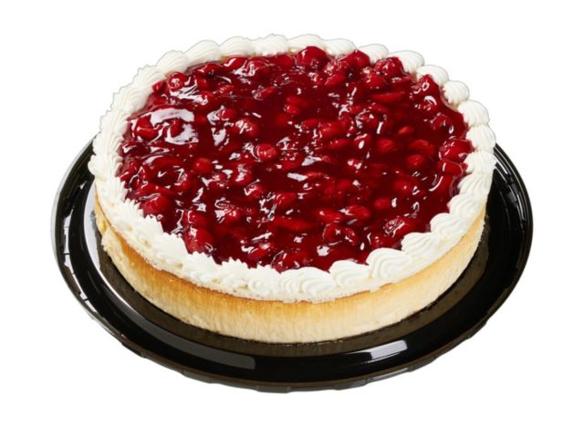 costco cherry topped cheesecake