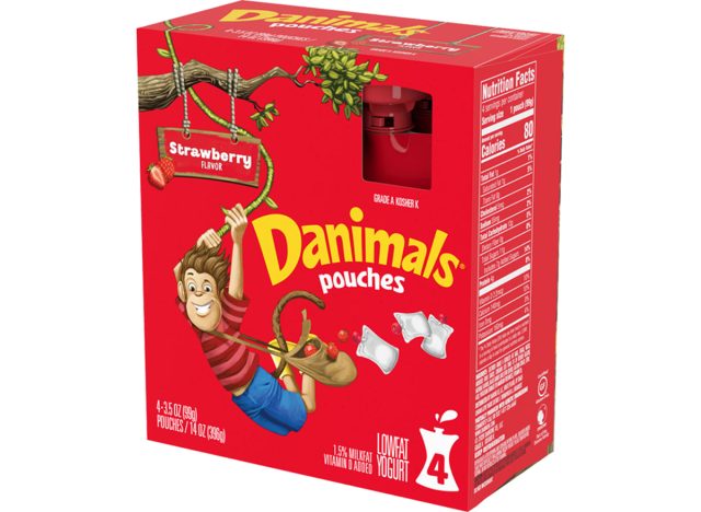 Danimals Strawberry Flavor Pouches