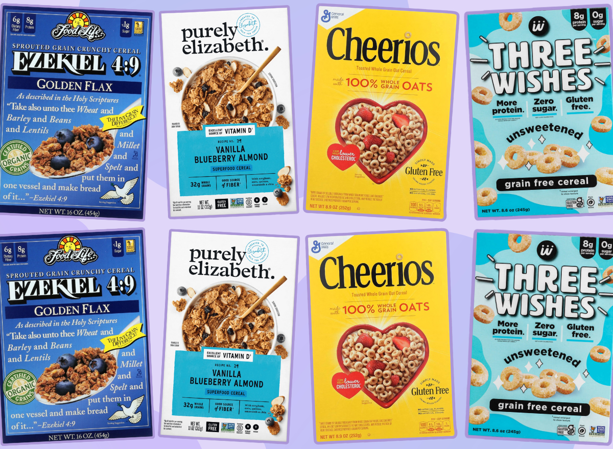 healthiest cereals collages