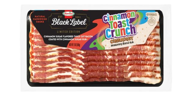 Hormel Black Label Cinnamon Toast Crunch Bacon