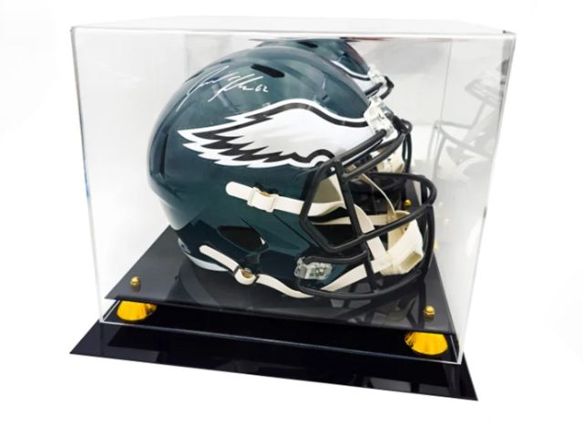 Jason Kelce Autographed Philadelphia Eagles Green Full Size Replica Speed Helmet 