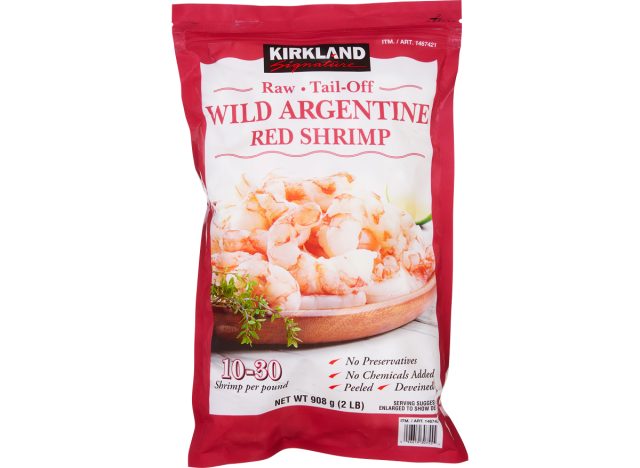 Kirkland Signature Wild Raw Argentine Red Shrimp