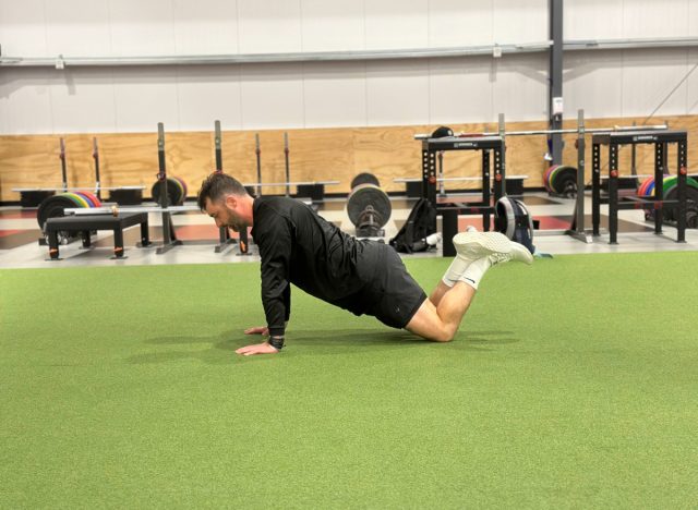 kneeling pushup