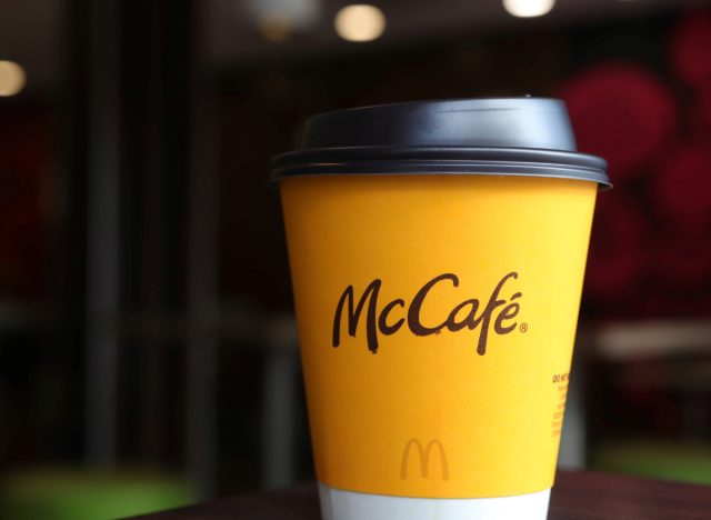 McDonald's McCafé cup