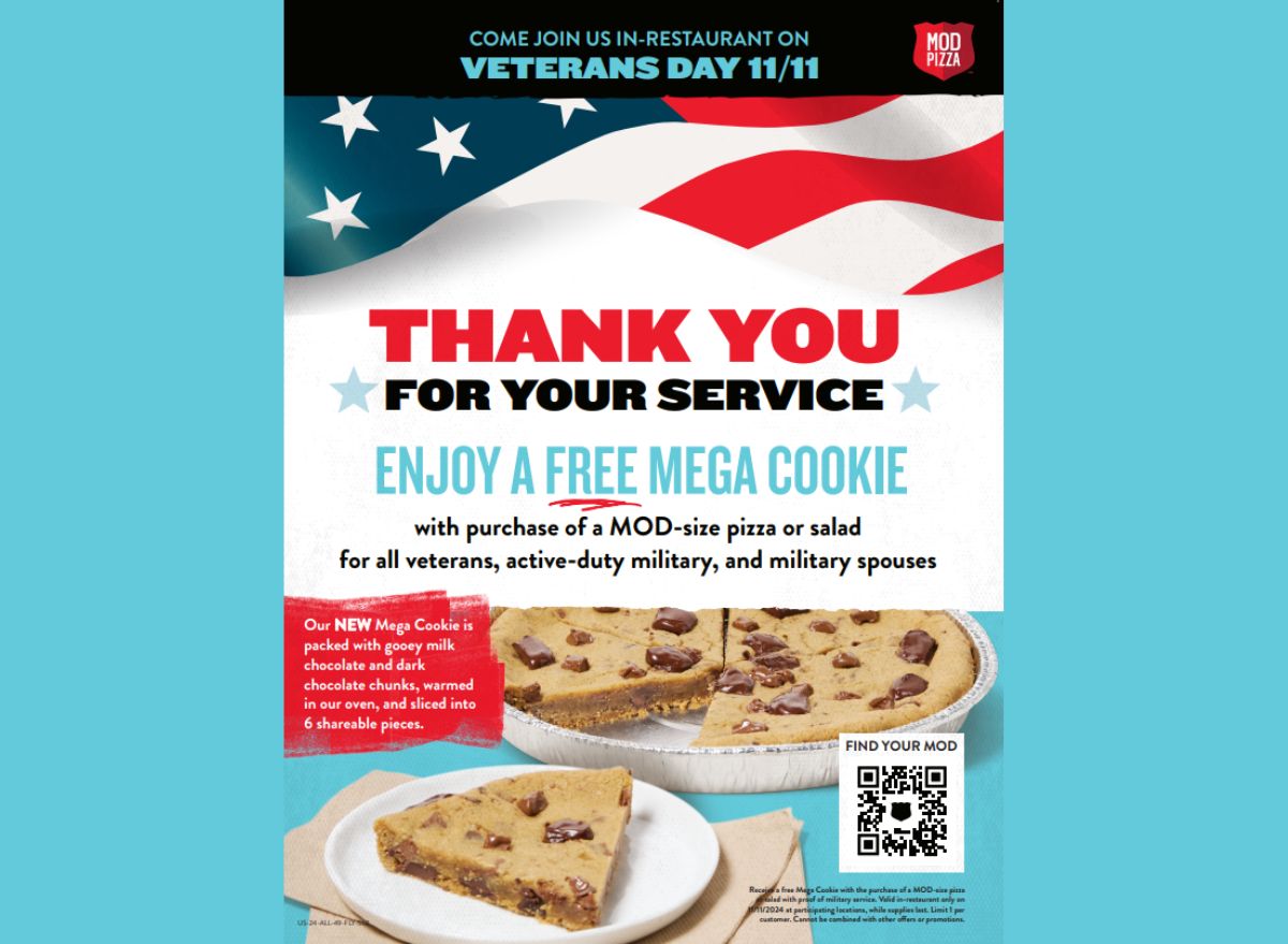 Free veterans day meal at the golden corral