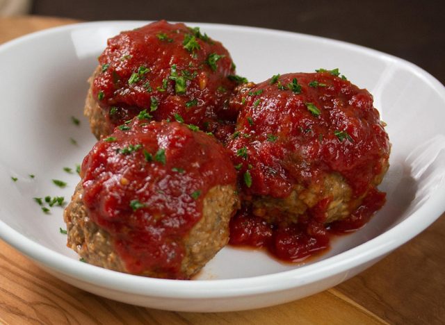 Olive Garden Meatballs side