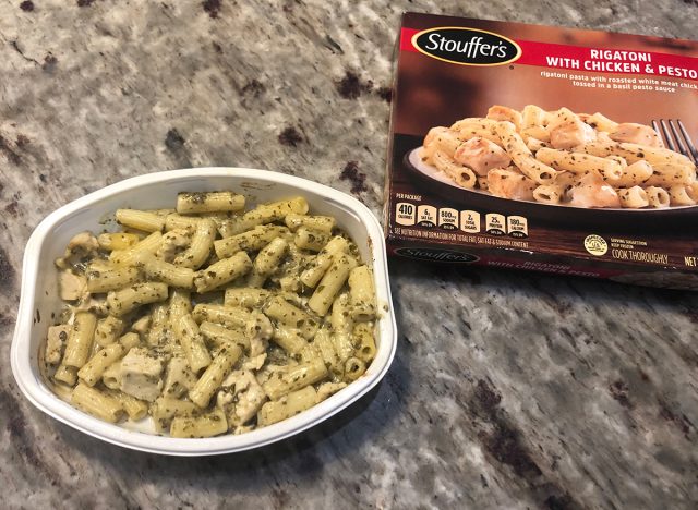 Stouffer's Rigatoni with Chicken & Pesto 