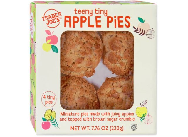 trader joe's teeny tiny apple pies