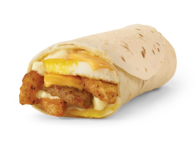 Wendy's Sausage Breakfast Burrito