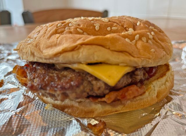 Five Guys Little Bacon Cheeseburger