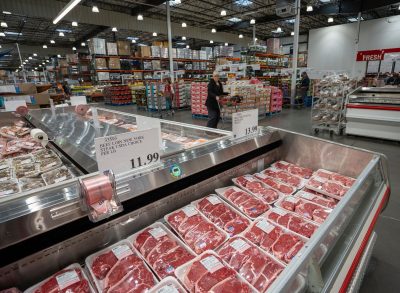 Costco meat selection