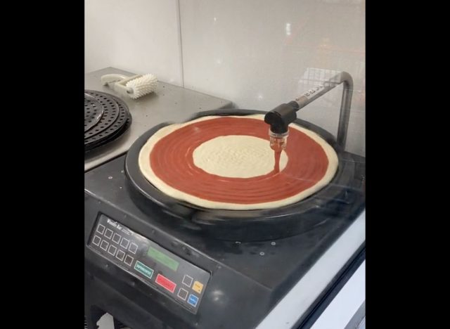 Costco pizza auto saucer