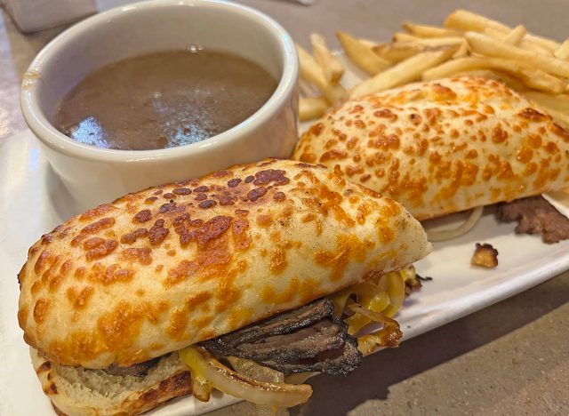 The Prime Rib Dipper sandwich at Applebee's