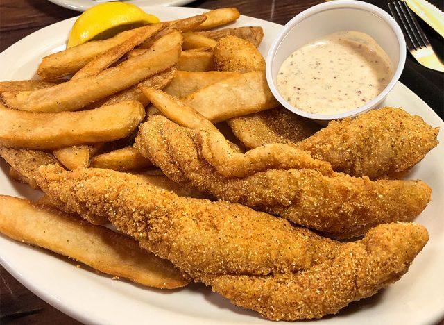 Fried catfish at Texas Roadhouse