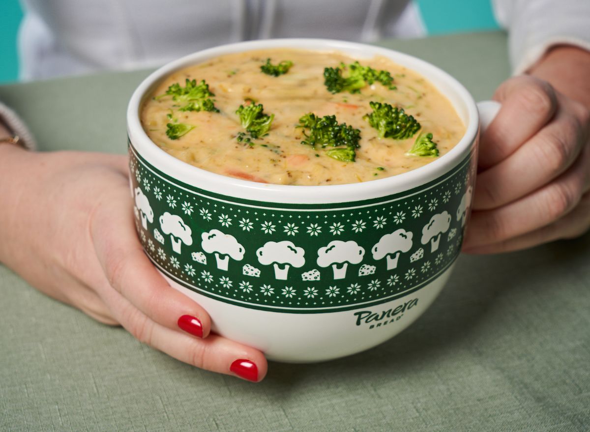 Panera Broccoli Cheddar Holiday Soup Cup