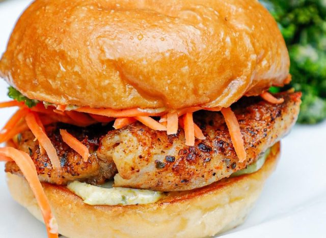 Seamore's Blackened Catfish Sandwich