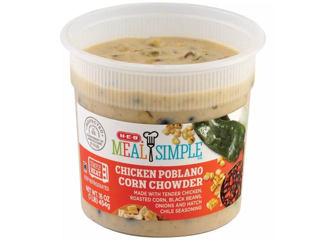 Meal Simple by H‑E‑B Chicken Poblano Corn Chowder Soup