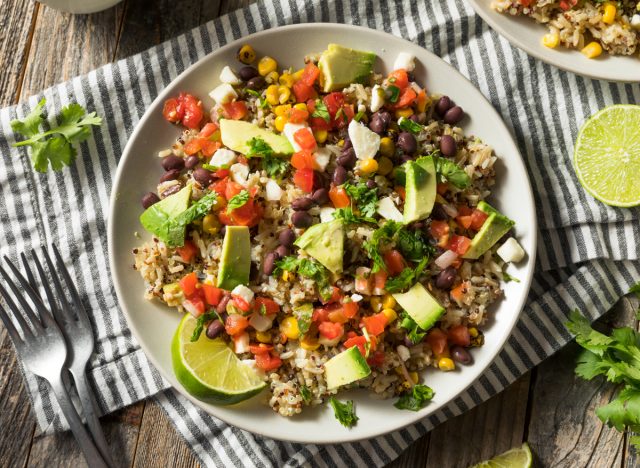 Homemade Mexican Baja Rice Bowl