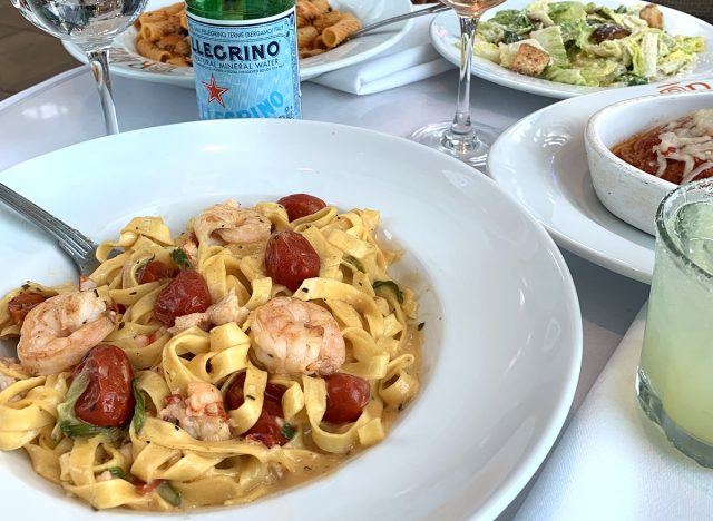 Bravo Italian Kitchen's Shrimp and Lobster Fettuccine