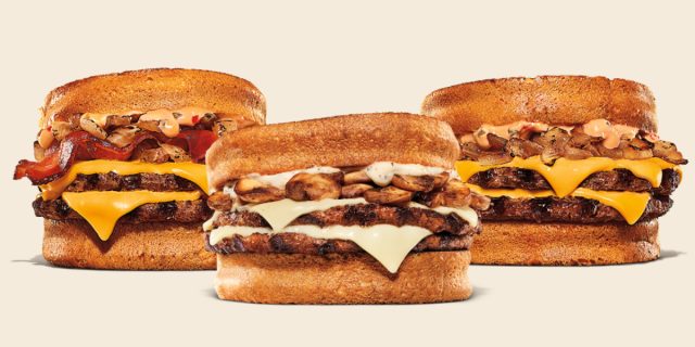 burger king bk melts trio