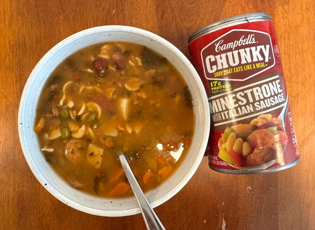 Campbell's Chunky Minestrone with Italian Sausage