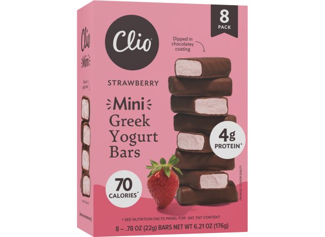 Clio Mini Strawberry Greek Yogurt Bar