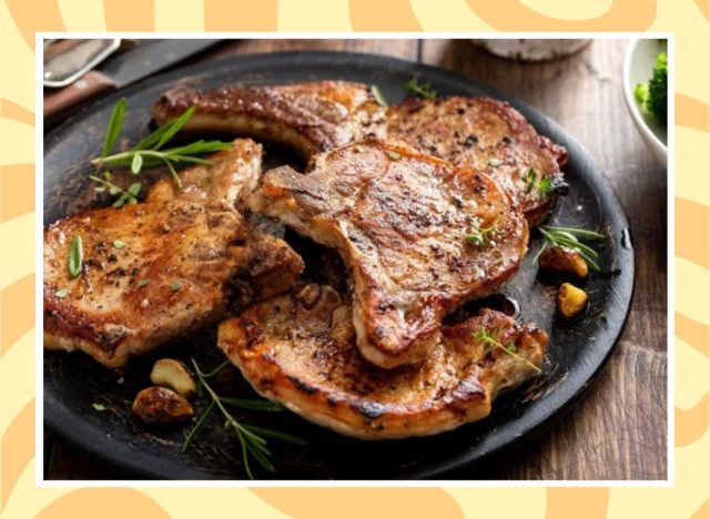 perfectly cooked air fryer pork chops