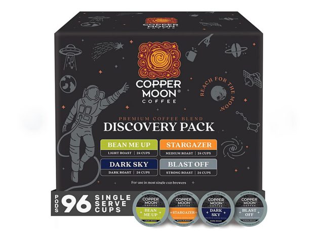 Copper Moon Coffee Single Serve Cups, Discovery Pack