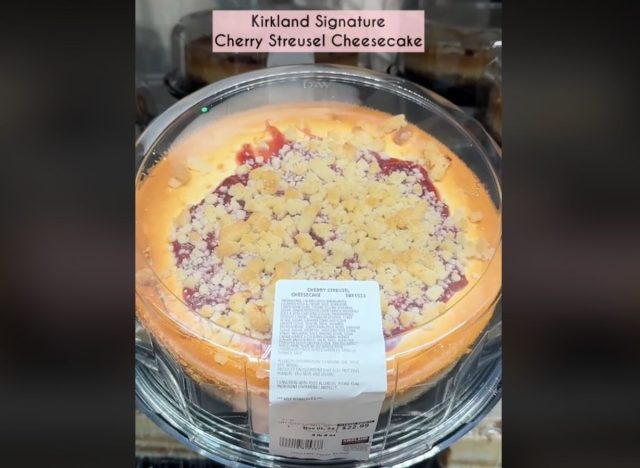 costco cherry streusel cheesecake