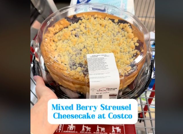 costco's mixed berry streusel cheesecake