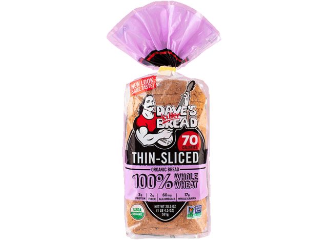 Dave's Killer Bread Organic Thin-Sliced 100% Whole Wheat