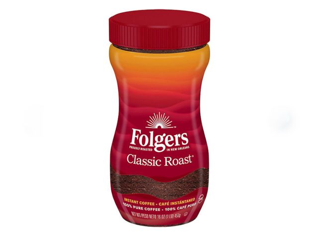 Folgers Classic Roast Instant Coffee Crystals