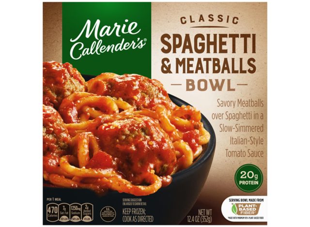 Marie Callender's Classic Spaghetti & Meatballs Bowl