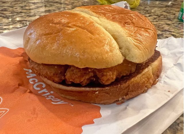 McDonald's McCripsy sandwich