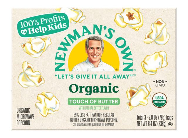 Newman's Own Touch of Butter Organic Popcorn 