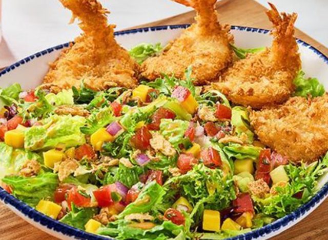 Parrot Isle Jumbo Coconut Shrimp Salad from Red Lobster 