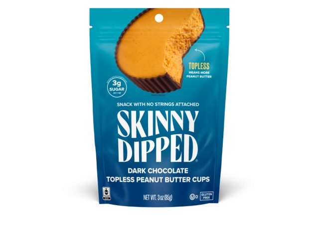 skinny dipped dark chocolate topless peanut butter cups