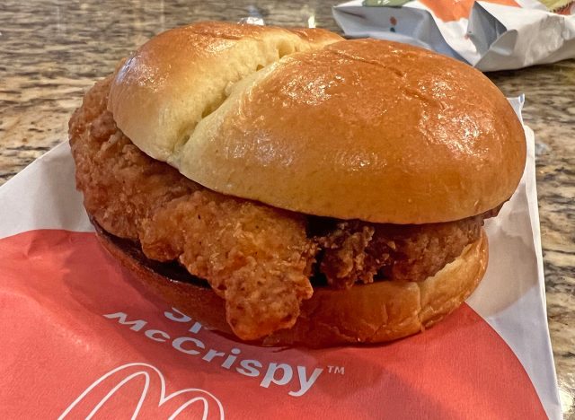 McDonald's Spicy McCrispy sandwich