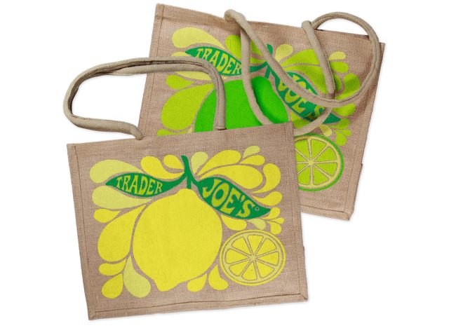 Trader Joe's Citrus Jute Bag