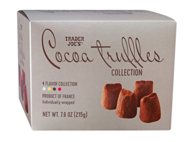 trader joe's cocoa truffles collection