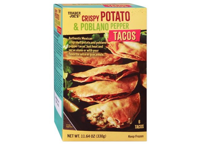 Trader Joe's Crispy Potato & Poblano Pepper Tacos 