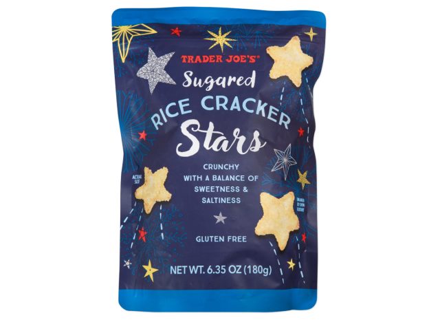 trader joe's sugared rice cracker stars