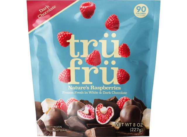 tru fru Dark Chocolate Raspberries