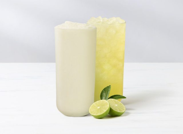 Chick-fil-A Key Lime beverages