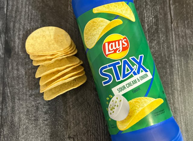 Lay's Stax Sour Cream & Onion Flavored Potato Chips