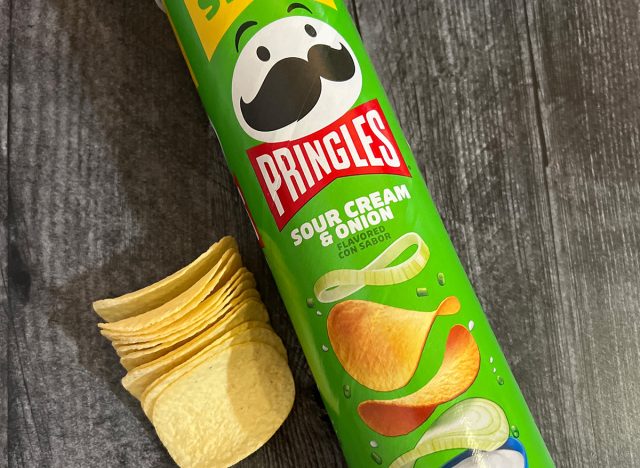 Pringles Sour Cream & Onion Potato Crisps Chips