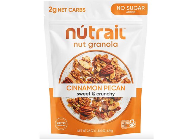 NuTrail Low Carb Keto Nut Granola, Cinnamon Pecan