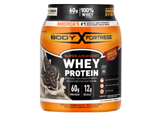 Body Fortress Super Advanced Whey Protein Powder Cookies & Cream 