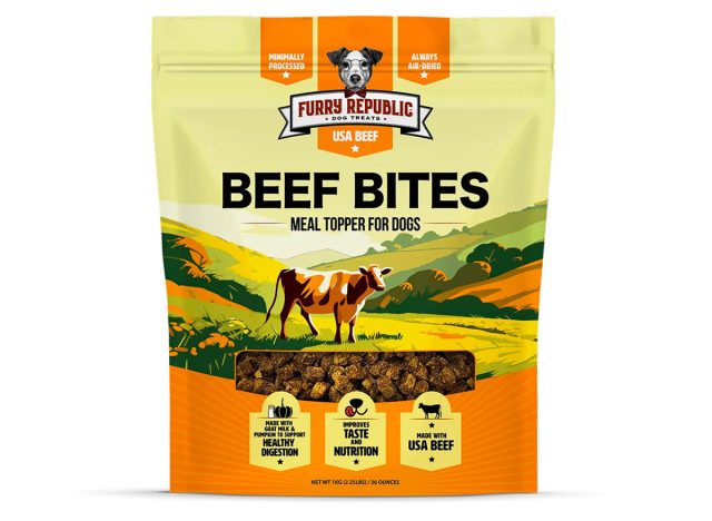 FurryRepublic Beef Bites Meal Topper