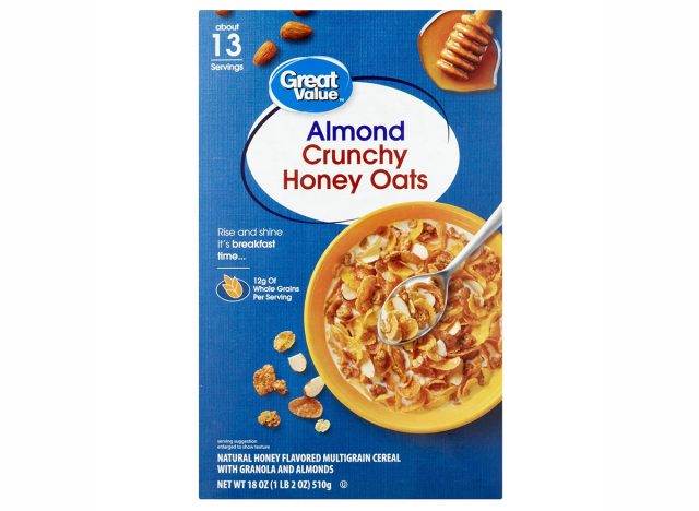 Great Value Almond Crunchy Honey Oats Cereal